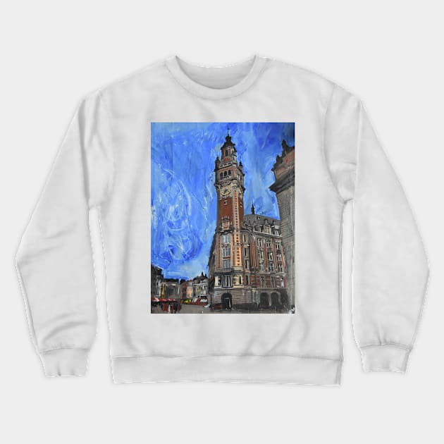 Lille, Flemish Wonderland, France Crewneck Sweatshirt by golan22may